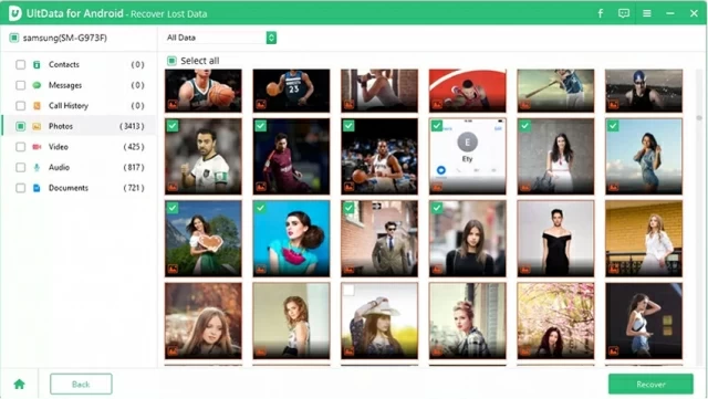 Quickly scan data to find and recover accurately
