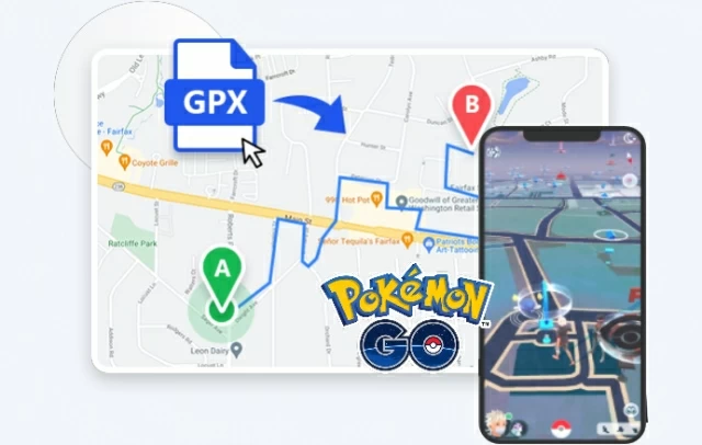 Import GPX files to complete your own route